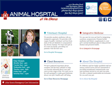 Tablet Screenshot of animalhospitalats.com